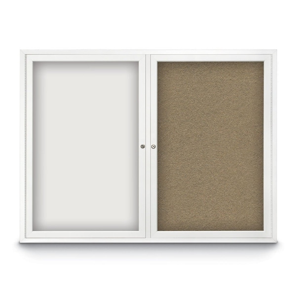 Corkboard, 60"x36", Cork/Black